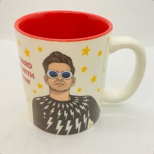 “I’m Trying Very Hard Not To Connect With People Now Now” David Rose Coffee Mug